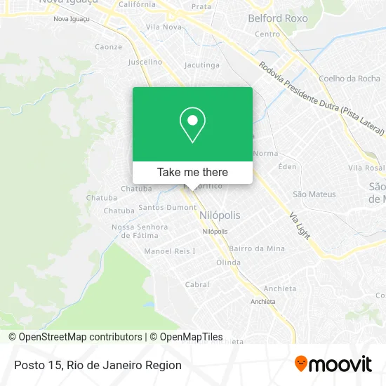 Posto 15 map