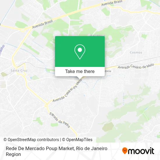 Rede De Mercado Poup Market map