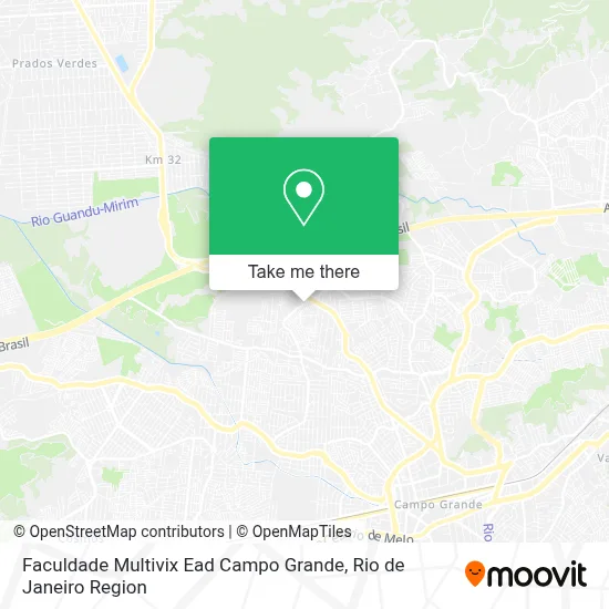 Faculdade Multivix Ead Campo Grande map