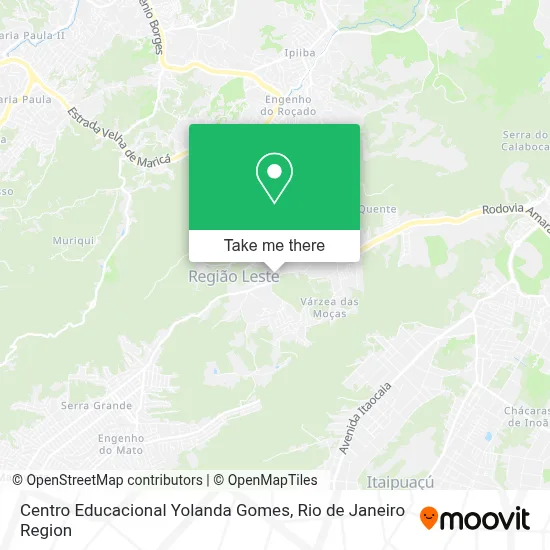 Centro Educacional Yolanda Gomes map
