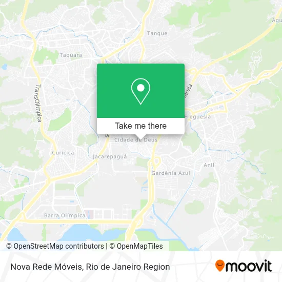 Nova Rede Móveis map