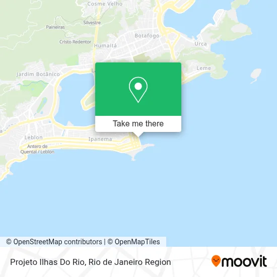 Projeto Ilhas Do Rio map