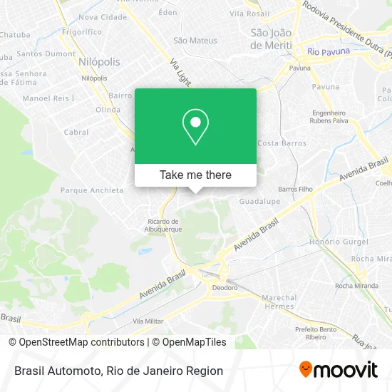 Brasil Automoto map