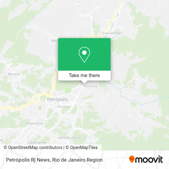 Petrópolis Rj News map