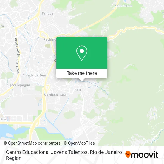 Centro Educacional Jovens Talentos map