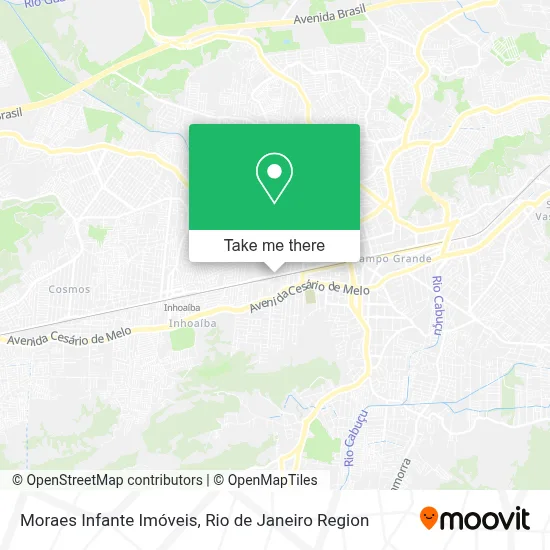 Moraes Infante Imóveis map