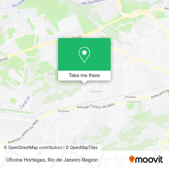 Oficina Hortegas map