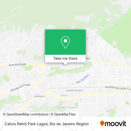 Calcio Retrô Park Lagos map
