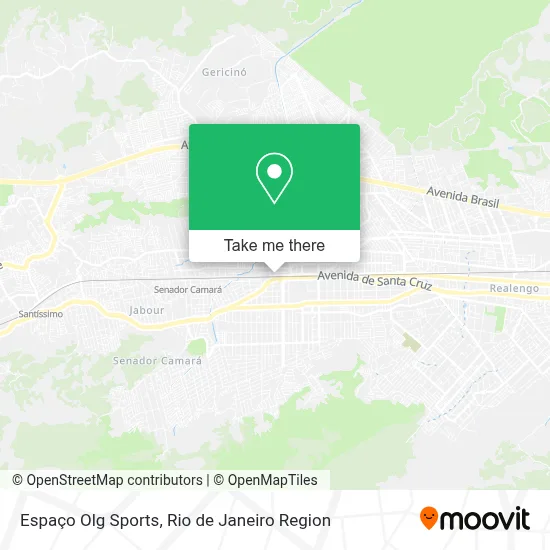 Espaço Olg Sports map