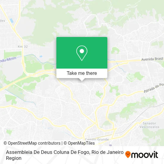 Assembleia De Deus Coluna De Fogo map