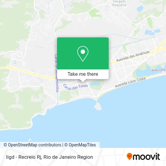 Iigd - Recreio Rj map