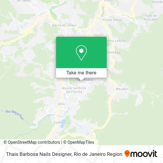 Thais Barbosa Nails Designer map