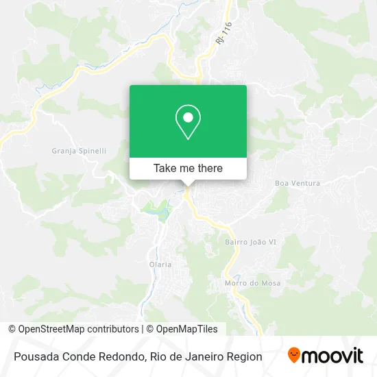 Pousada Conde Redondo map