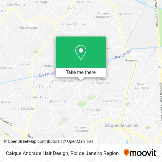 Caique Andrade Hair Design map