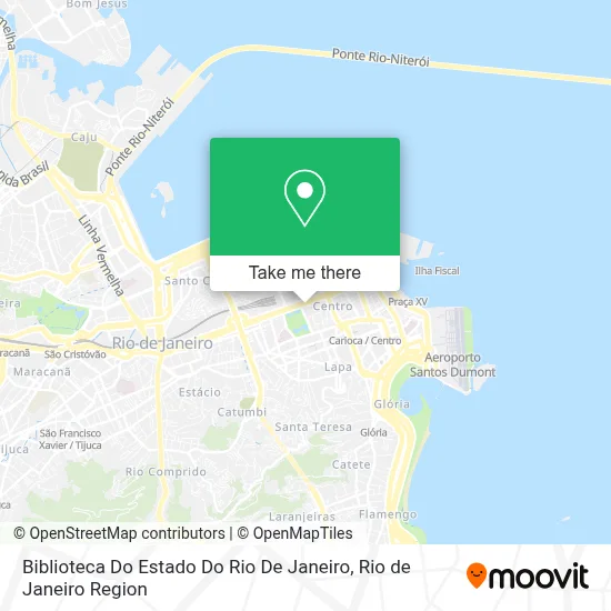 Biblioteca Do Estado Do Rio De Janeiro map
