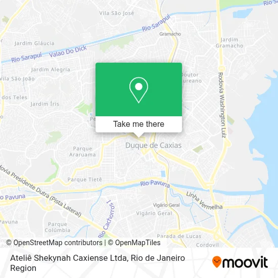 Ateliê Shekynah Caxiense Ltda map