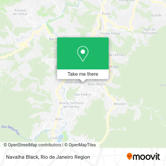 Navalha Black map