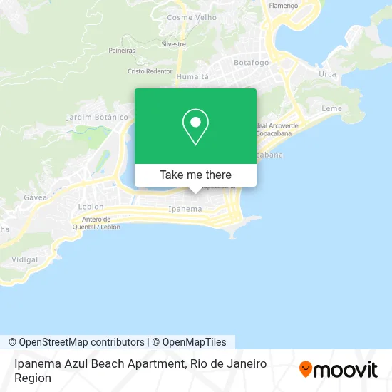 Ipanema Azul Beach Apartment map