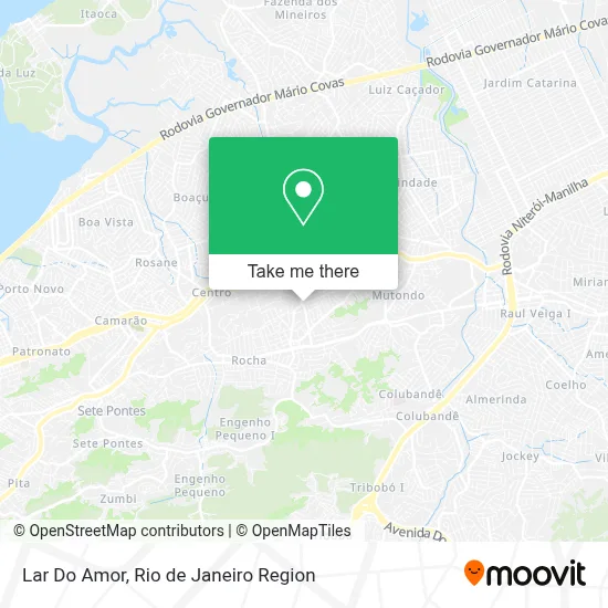 Lar Do Amor map