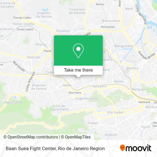 Baan Suea Fight Center map