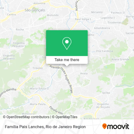 Família Pais Lanches map