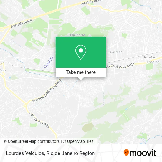 Lourdes Veiculos map