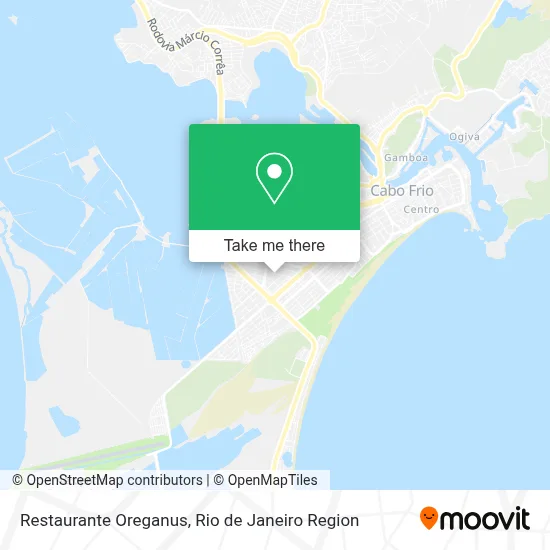 Restaurante Oreganus map