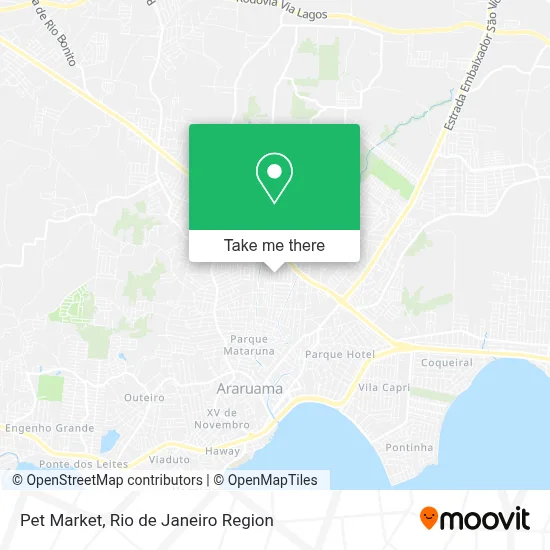 Pet Market map