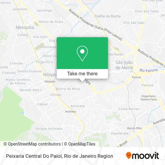 Peixaria Central Do Paiol map