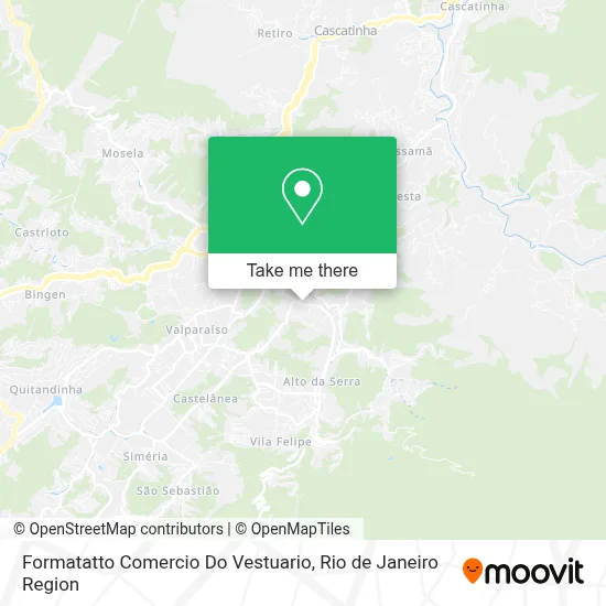 Formatatto Comercio Do Vestuario map