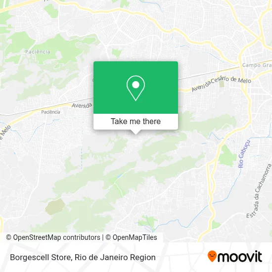 Borgescell Store map