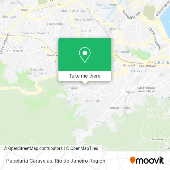 Papelaria Caravelas map