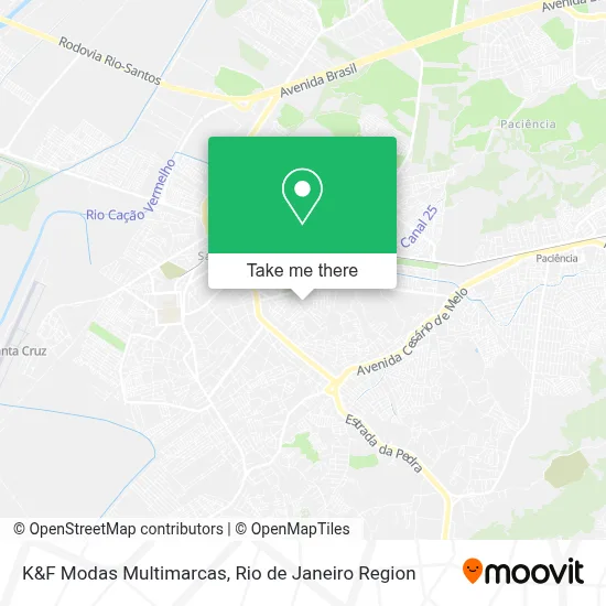 K&F Modas Multimarcas map