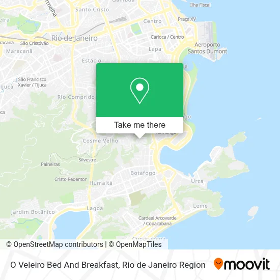 O Veleiro Bed And Breakfast map