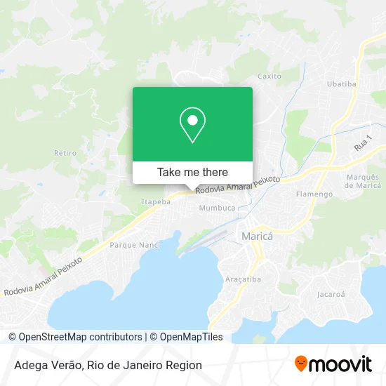 Adega Verão map