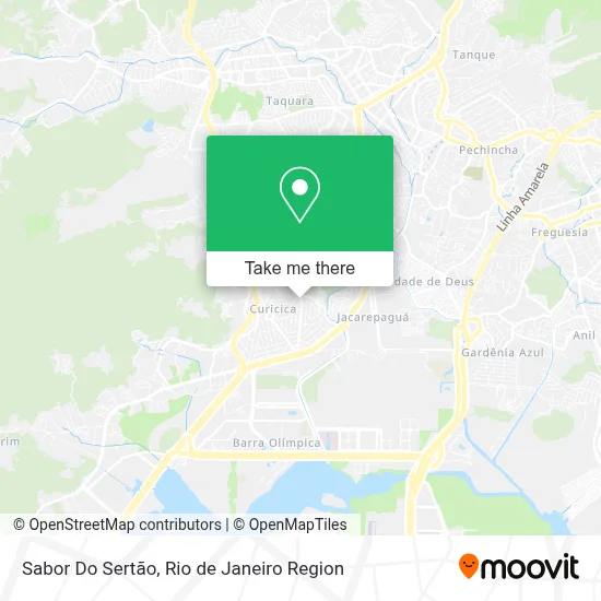 Sabor Do Sertão map