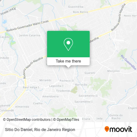 Sitio Do Daniel map