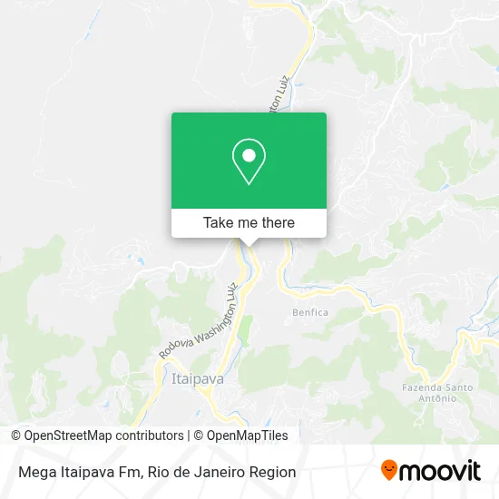Mega Itaipava Fm map