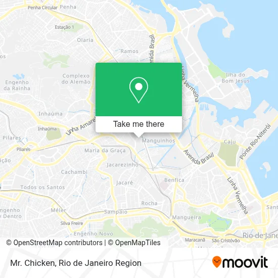 Mr. Chicken map