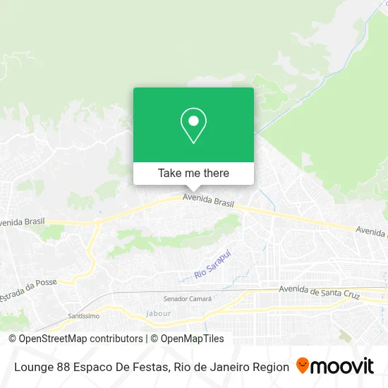 Lounge 88 Espaco De Festas map
