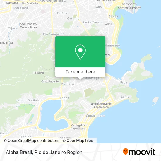 Alpha Brasil map