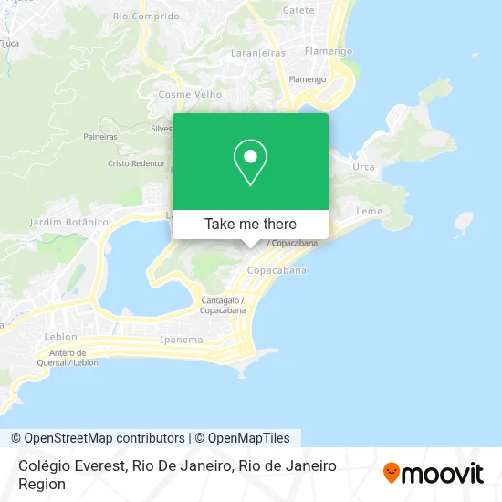 Colégio Everest, Rio De Janeiro map