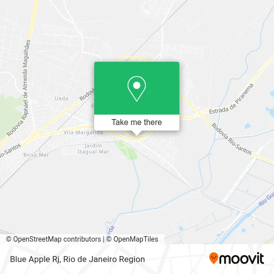 Blue Apple Rj map