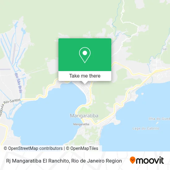 Rj Mangaratiba El Ranchito map