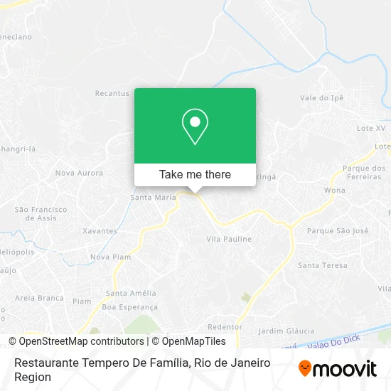 Restaurante Tempero De Família map