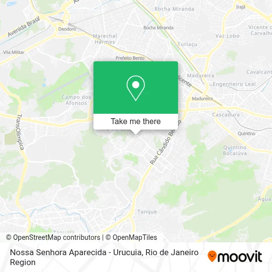 Nossa Senhora Aparecida - Urucuia map