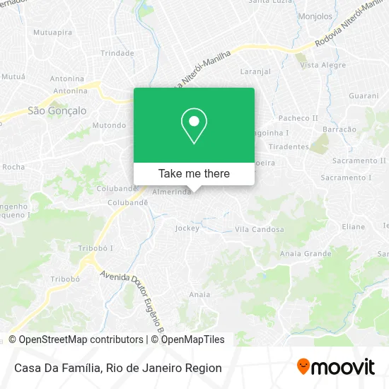 Casa Da Família map
