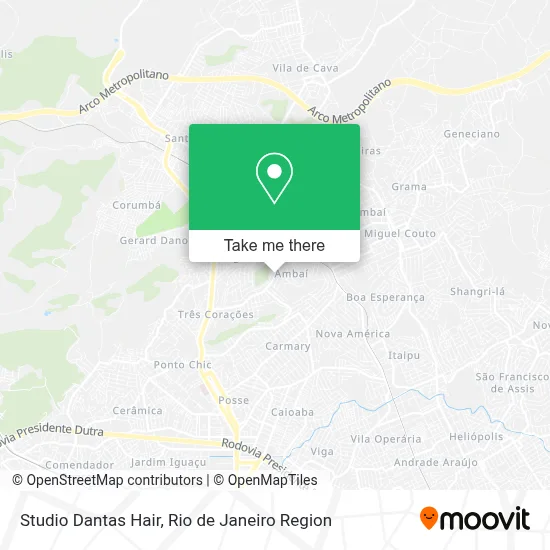 Studio Dantas Hair map