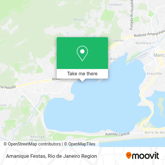 Amanique Festas map