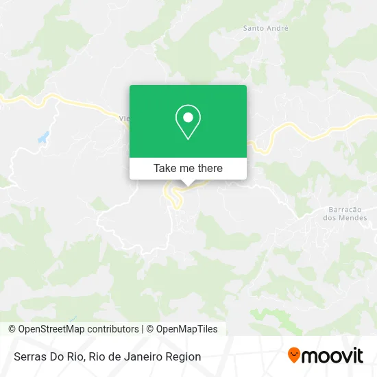 Serras Do Rio map